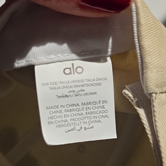 ALO  Beige Baseball Cap NWT - Picture 7 of 13